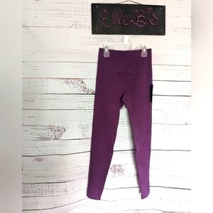 NWT Joy Lab High Rise Purple Textured 7/8 Legging XXS